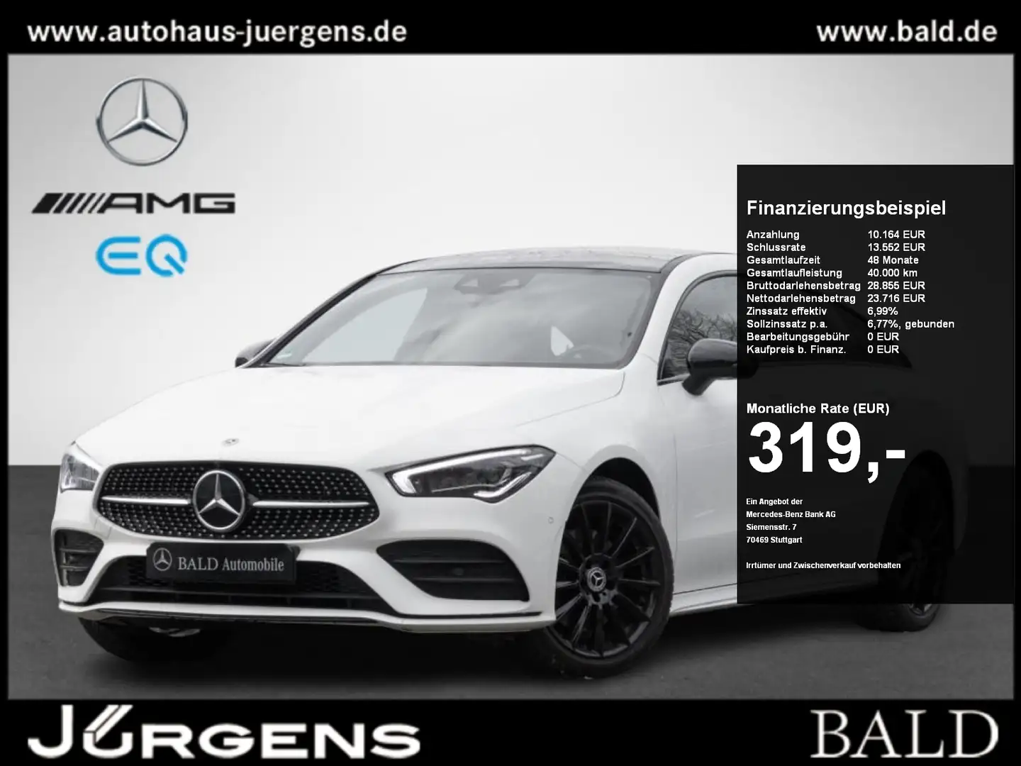 Mercedes-Benz CLA 250 e SB AMG/ILS/Pano/AHK/Burm/Easy/Night/18 White - 1