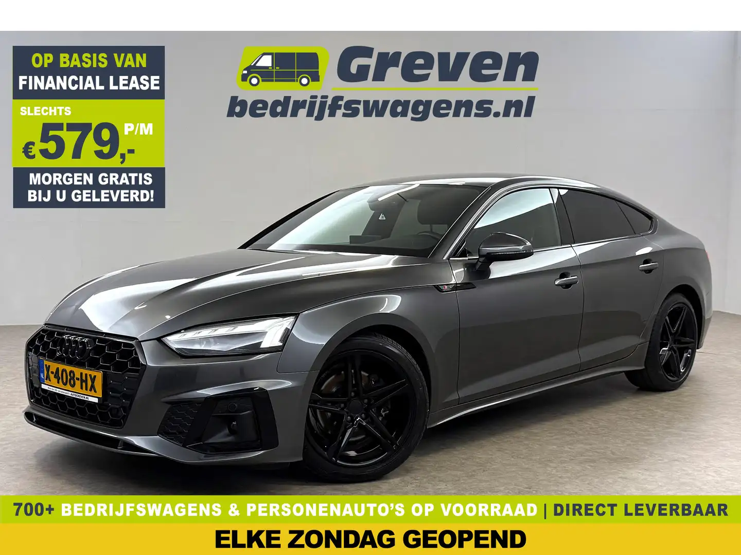 Audi A5 Black Edition S-Line | Virtual | Stoelverw. | Came Grigio - 1