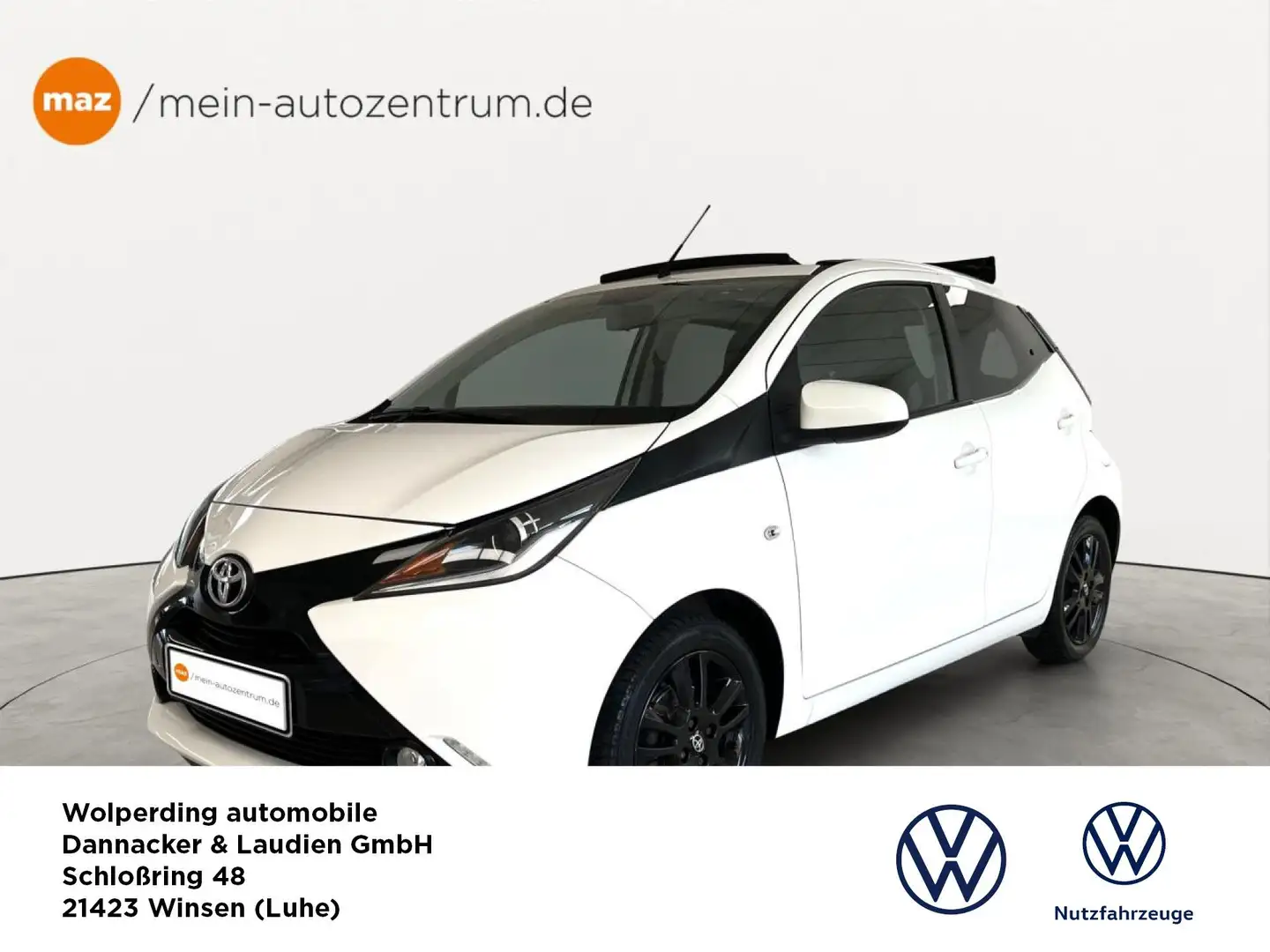 Toyota Aygo 1.0 x-wave Bluetooth Klima el. Fenster Weiß - 1