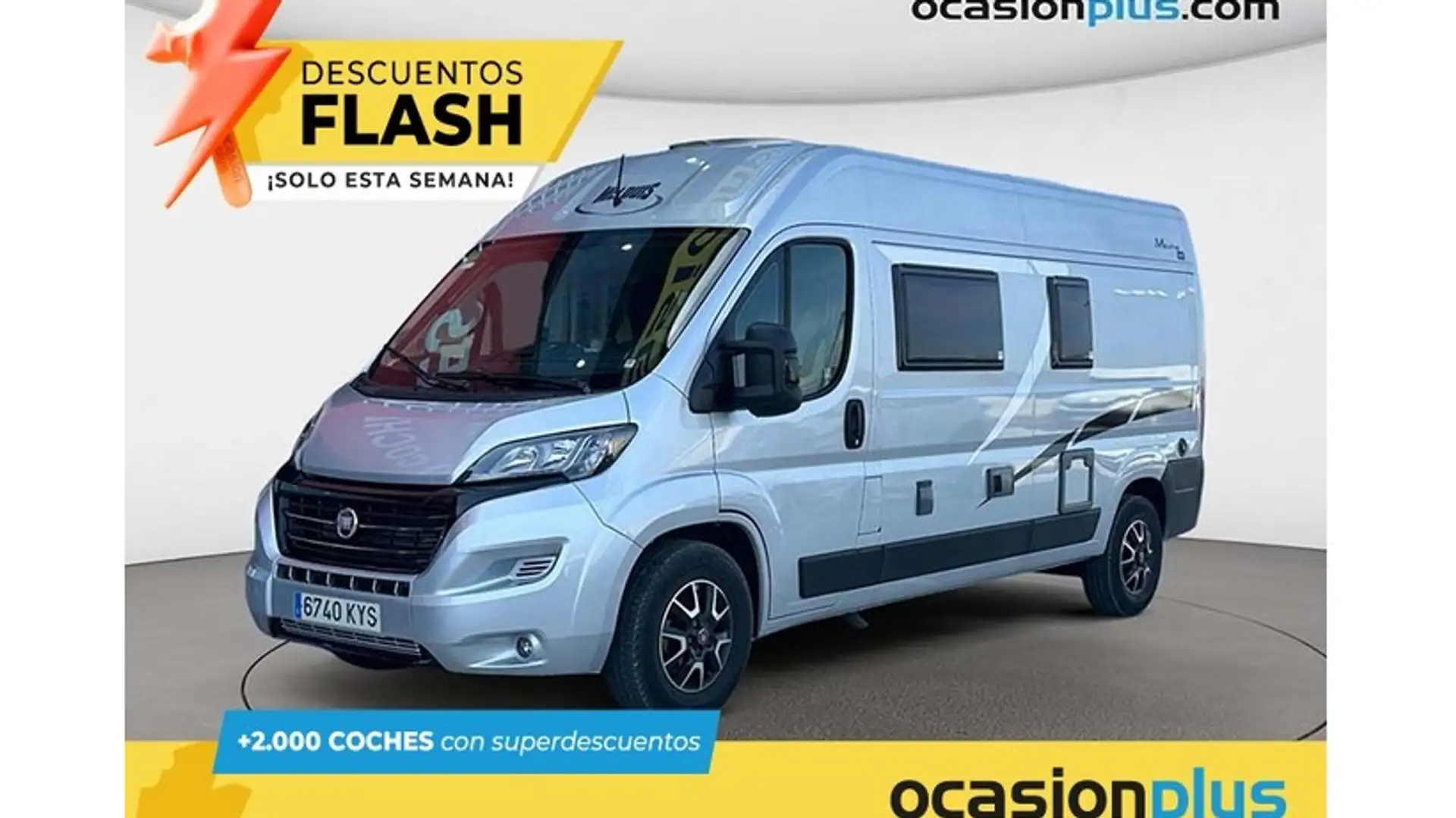 Fiat Ducato Fg. Maxi 35 2.3Mjt LPEGR Largo T.A 110kW Gris - 1