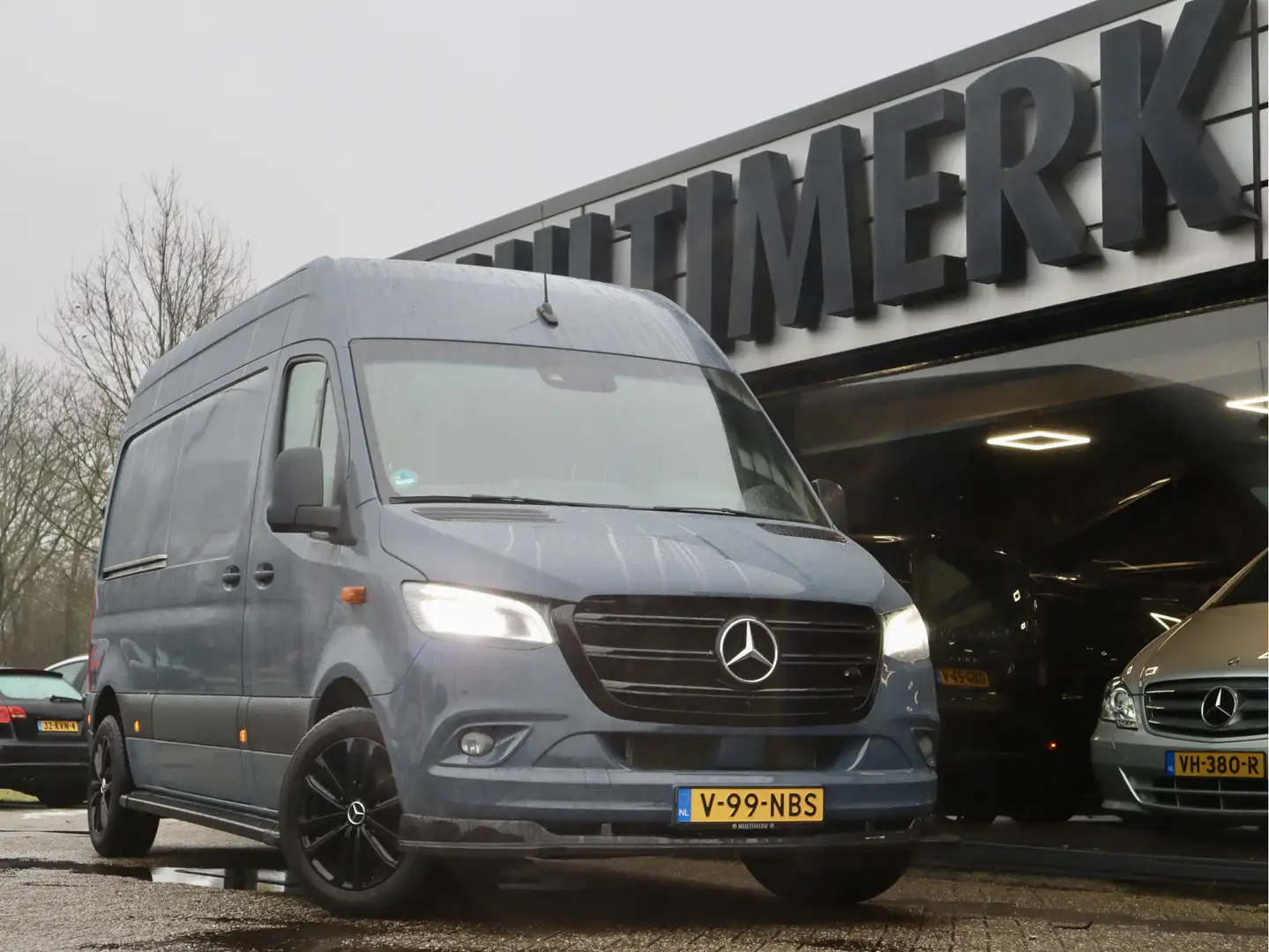 Mercedes-Benz Sprinter 315 150PK AUTOMAAT LEDEREN BEKLEDNG Gris - 1