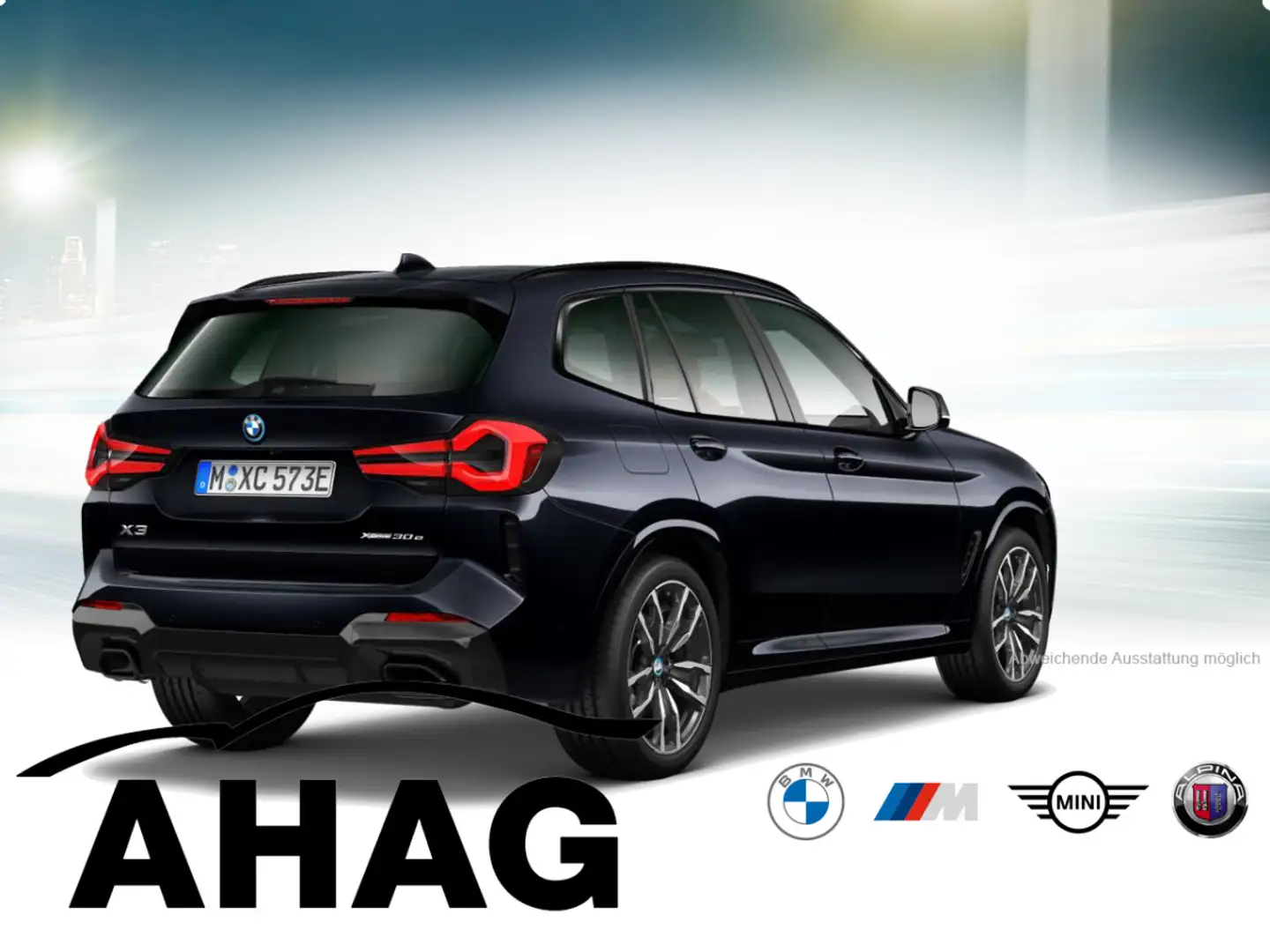 BMW X3 xDrive30e AT M Sportpaket Innovationsp. HIFI Schwarz - 2
