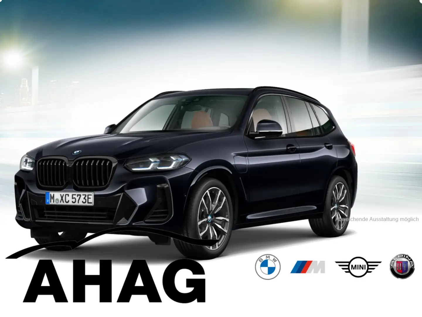 BMW X3 xDrive30e AT M Sportpaket Innovationsp. HIFI Noir - 1