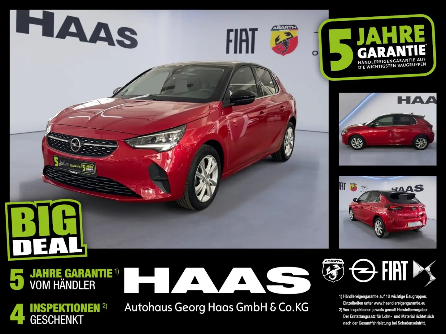 Opel Corsa F 1.2 Turbo Klimaanlage Bluetooth USB Rouge - 1