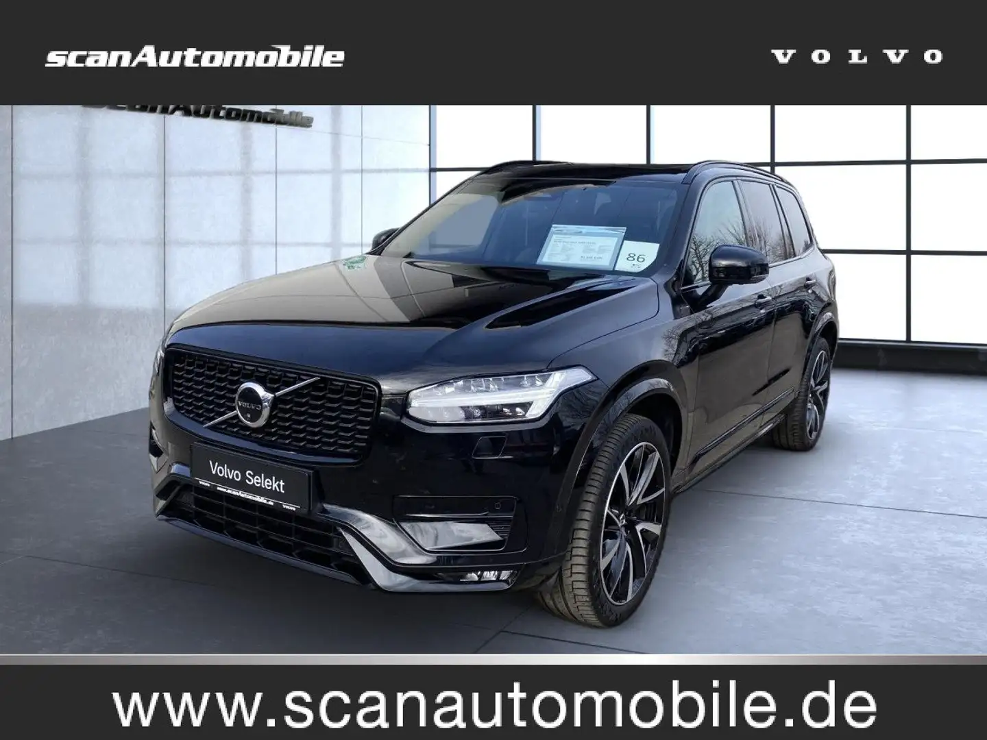 Volvo XC90 XC 90 Plus Dark AWD Bluetooth LED Vollleder Klima Negro - 1