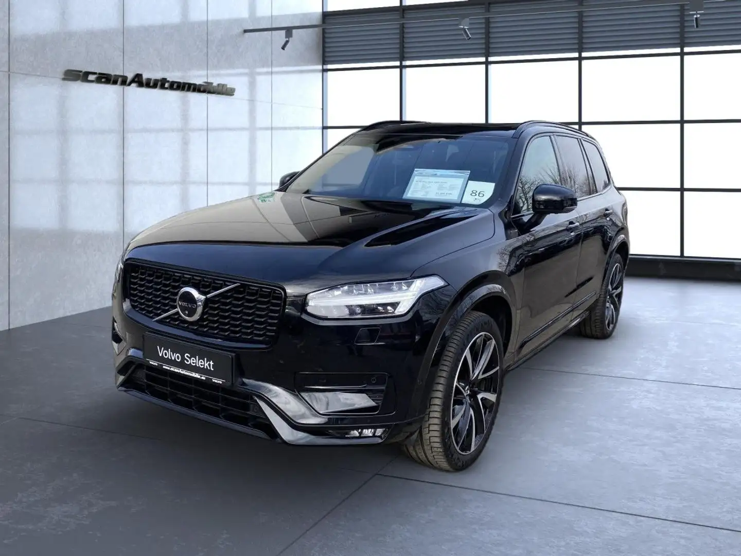 Volvo XC90 XC 90 Plus Dark AWD Bluetooth LED Vollleder Klima Negro - 2