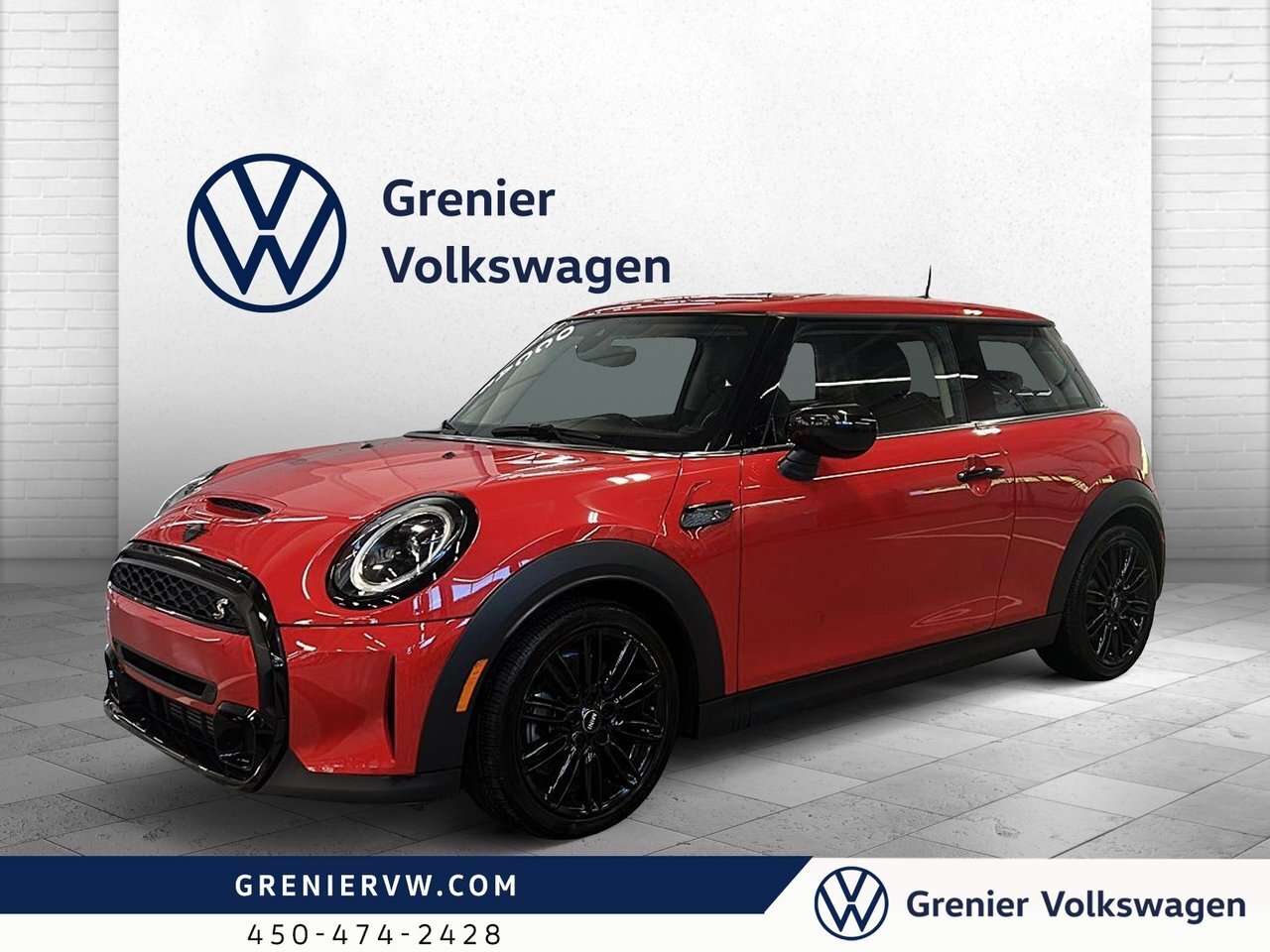 2024 MINI 3 Door Cooper S, Cuir, Toit, Carplay Banc chauffants, Cam