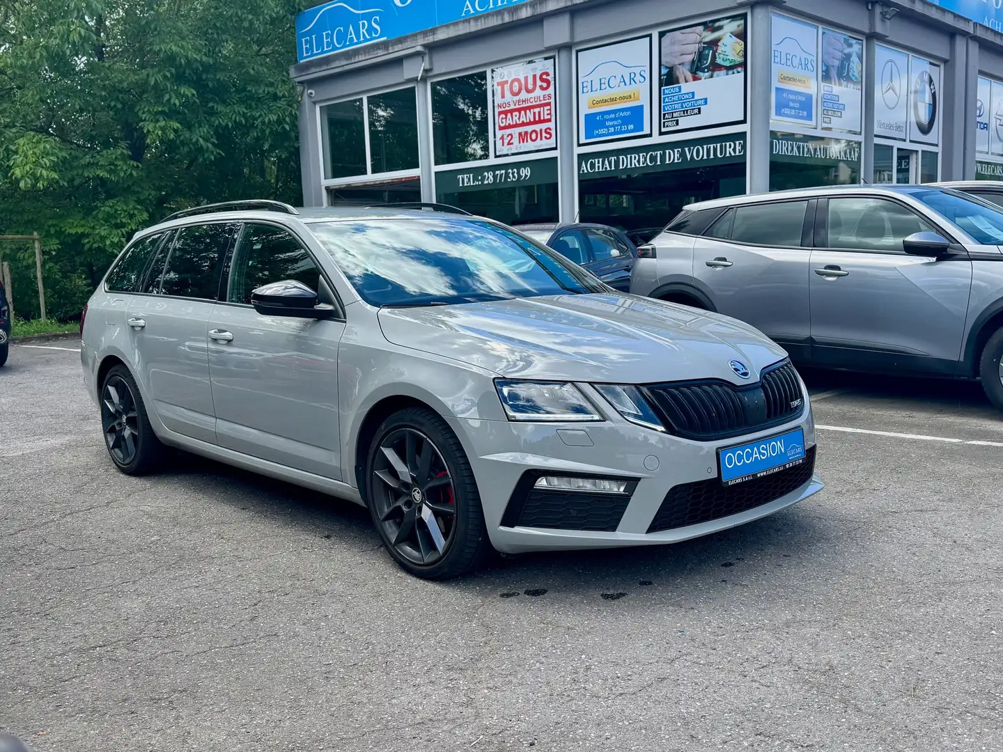 Skoda Octavia Combi 2.0 TDI 4x4 DSG RS Gris - 1