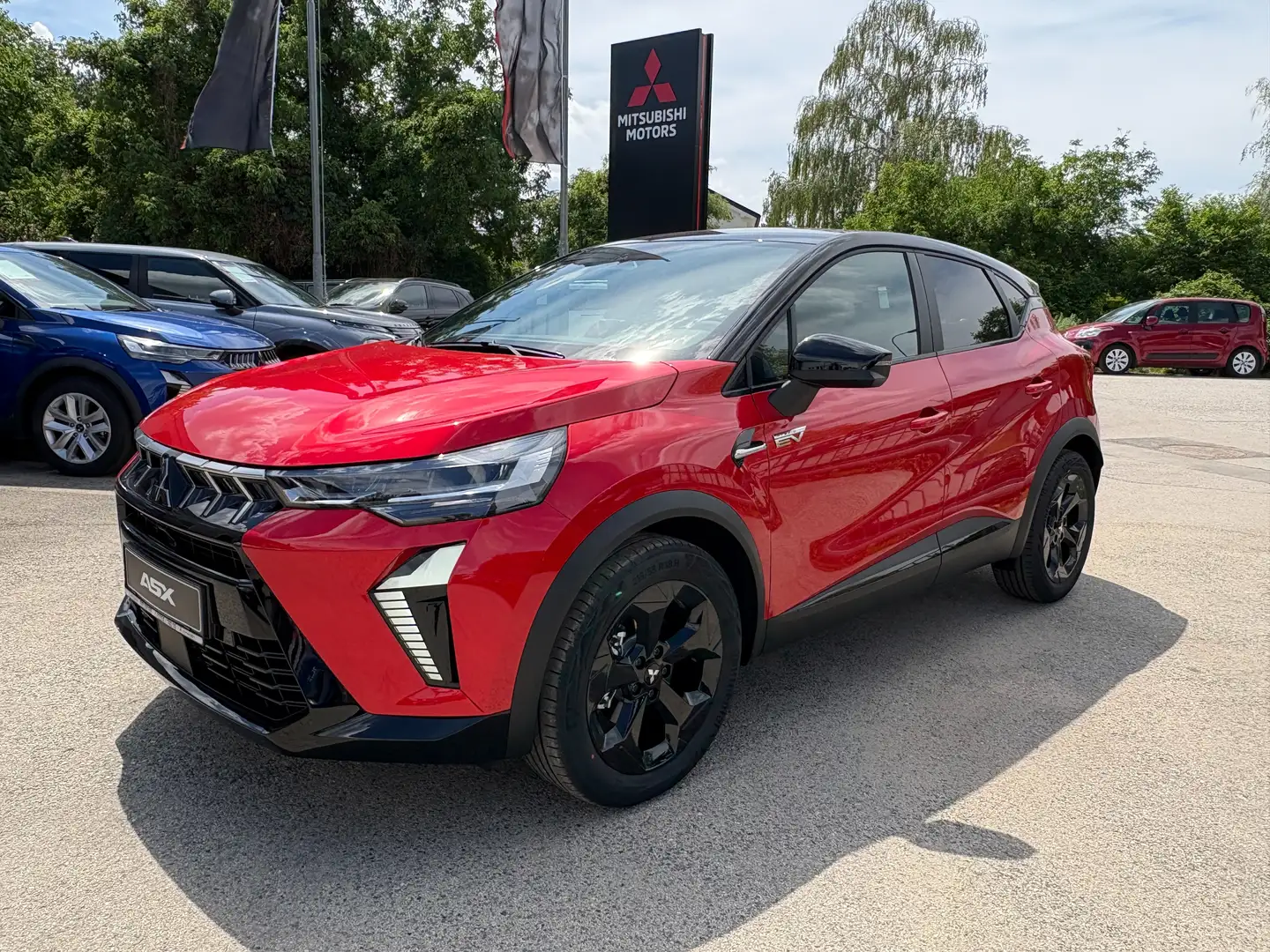 Mitsubishi ASX 1,8 HEV BlackEdition Aut./incl. Winterräder Rot - 1
