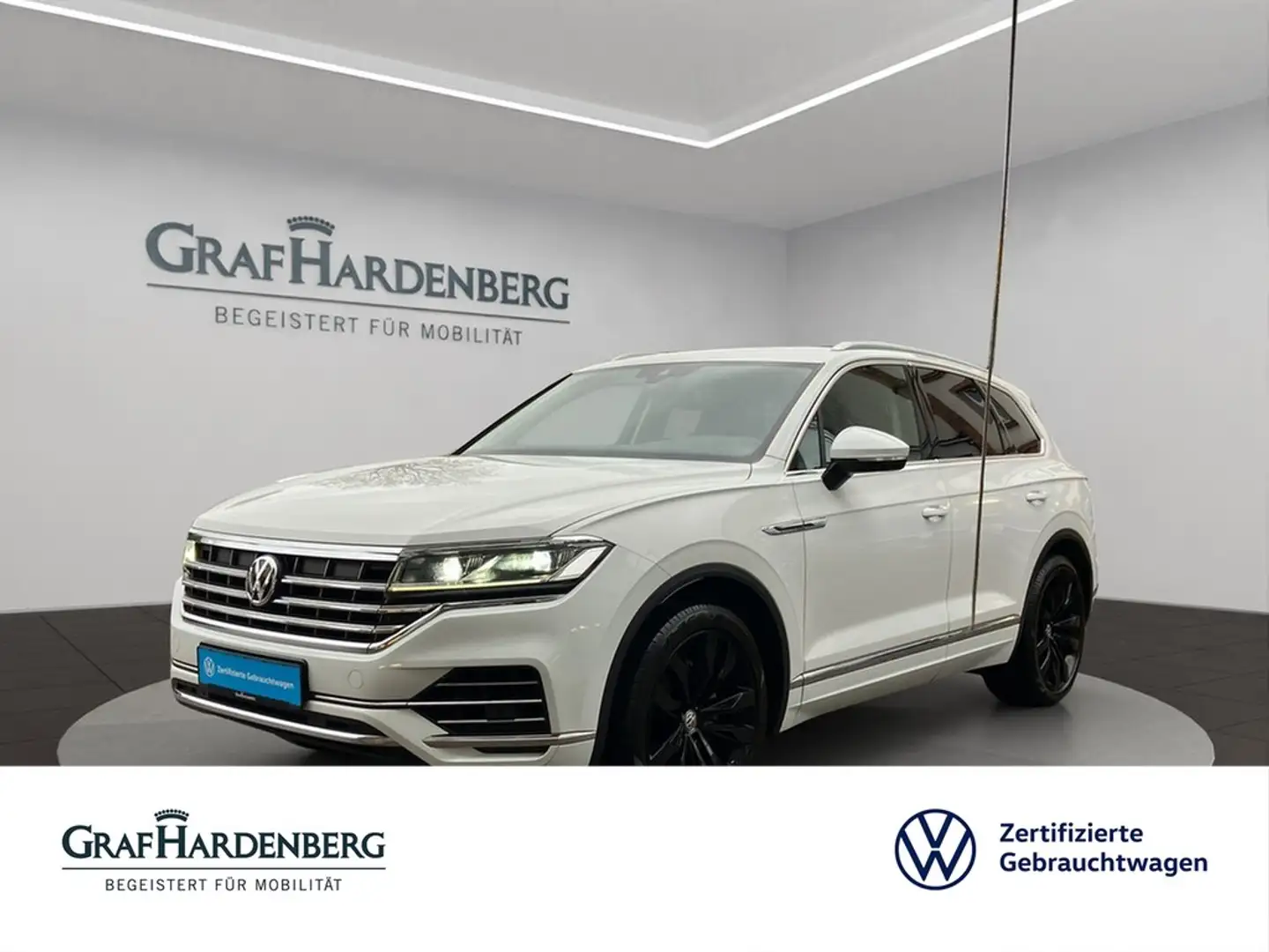 Volkswagen Touareg Atmosphere 4M TDI Tip. AHK Standheizung Weiß - 1
