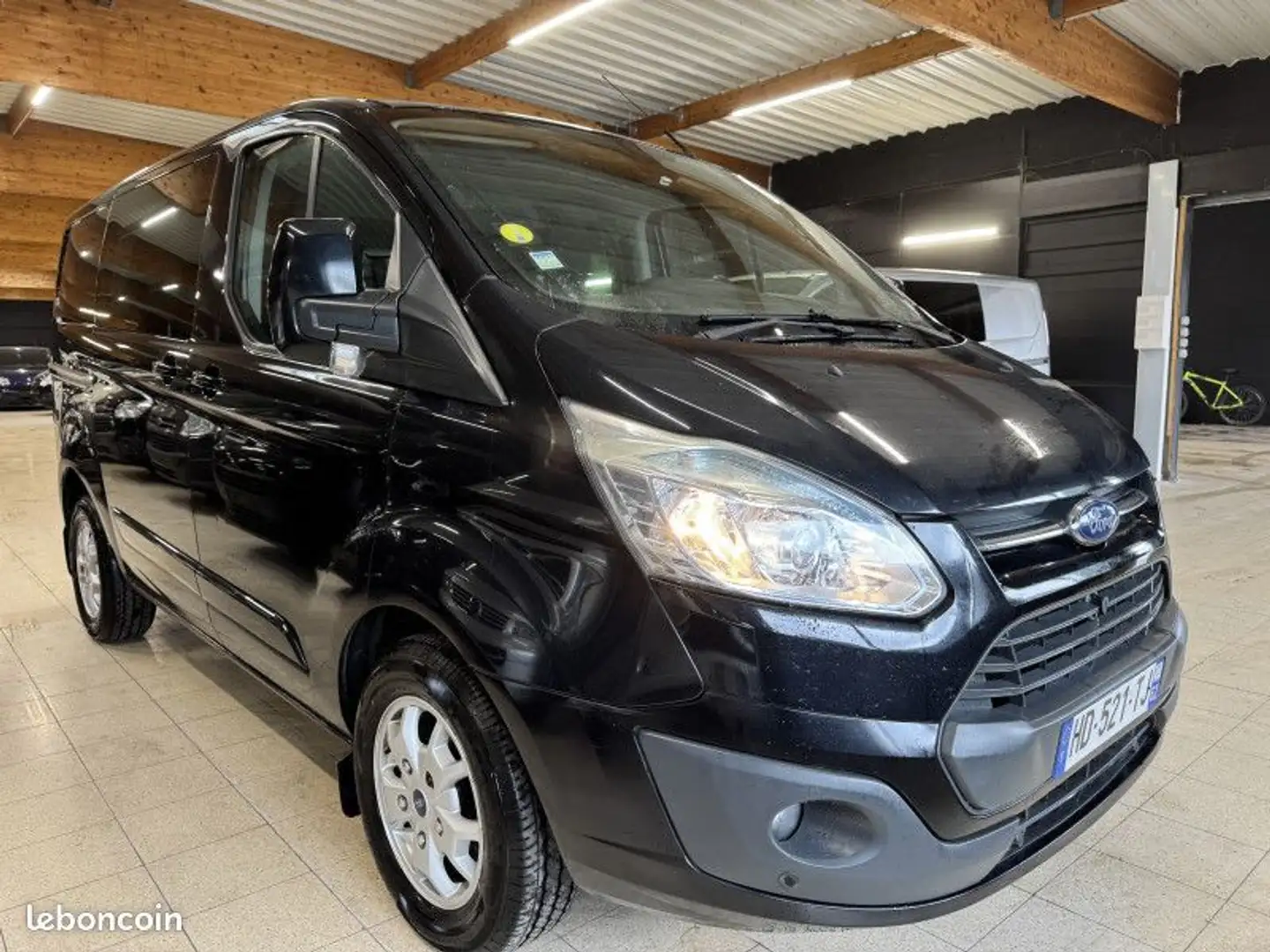 Ford Transit Custom TRANSIT FG 290 L1H1 2.2 TDCI 125CH TREND CABINE APPROFONDIE Noir - 2
