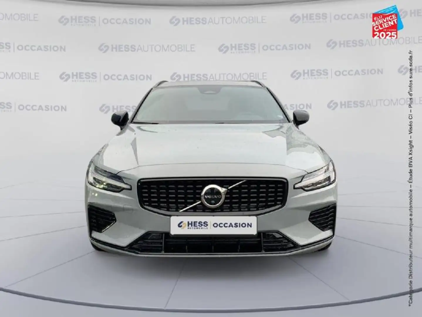Volvo V60 T6 AWD 253+145ch Plus Style Dark Geartronic 8 Gris - 2