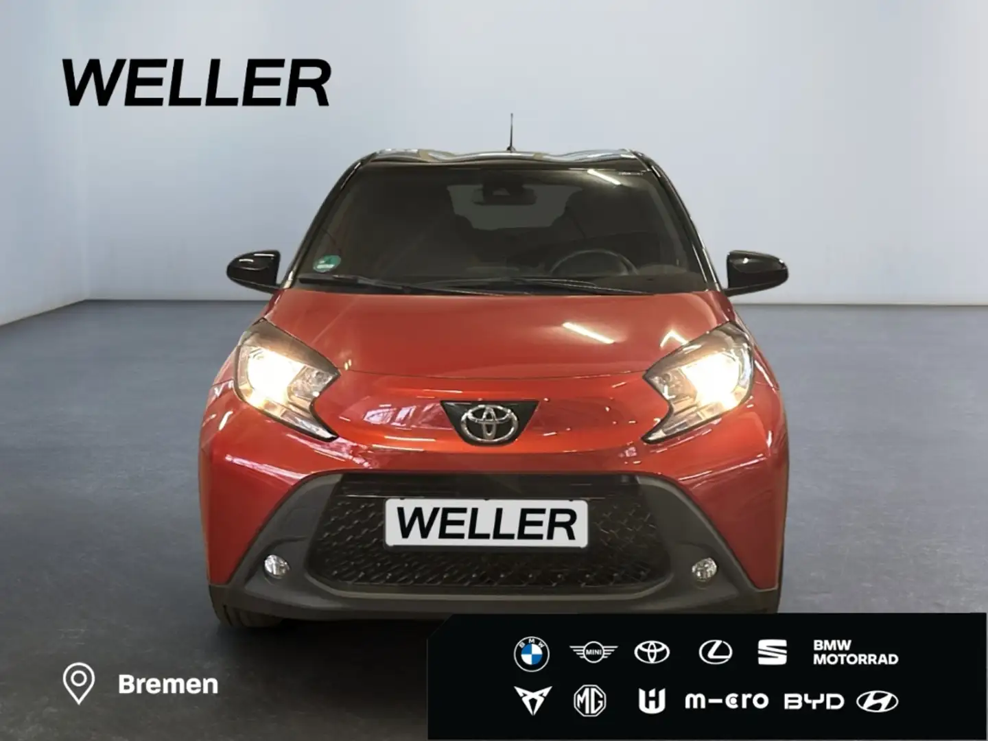 Toyota Aygo S-CVT Pulse *ACC*CAM*SHZ*CarPlay*Bi-Tone*DAB* Rot - 2