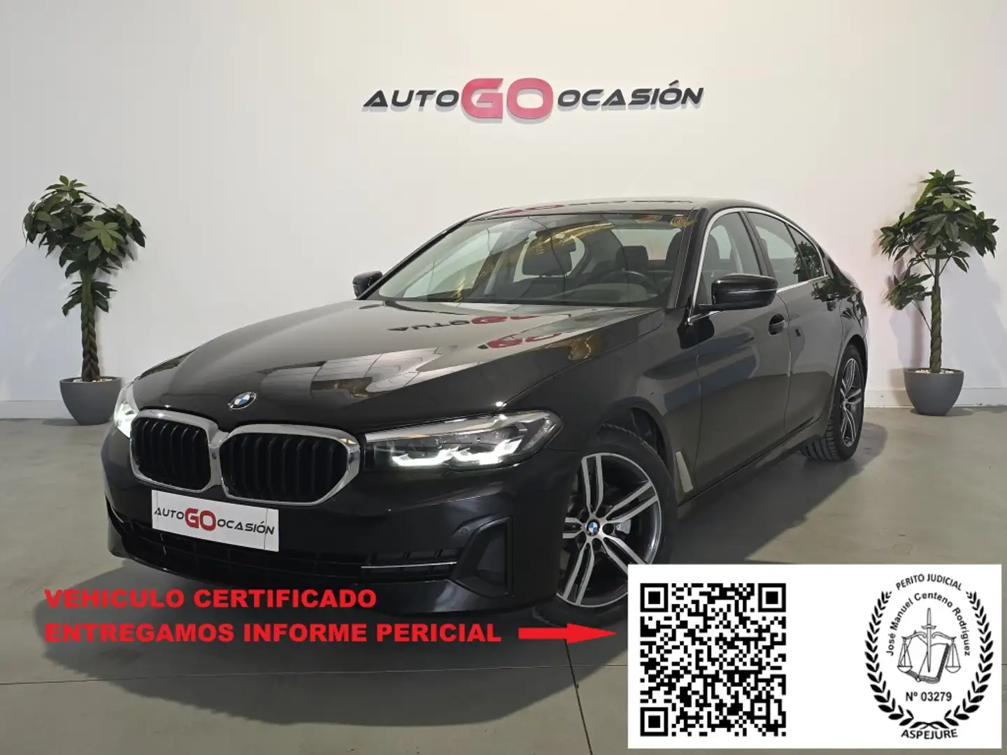BMW 520 520dA Negro - 1
