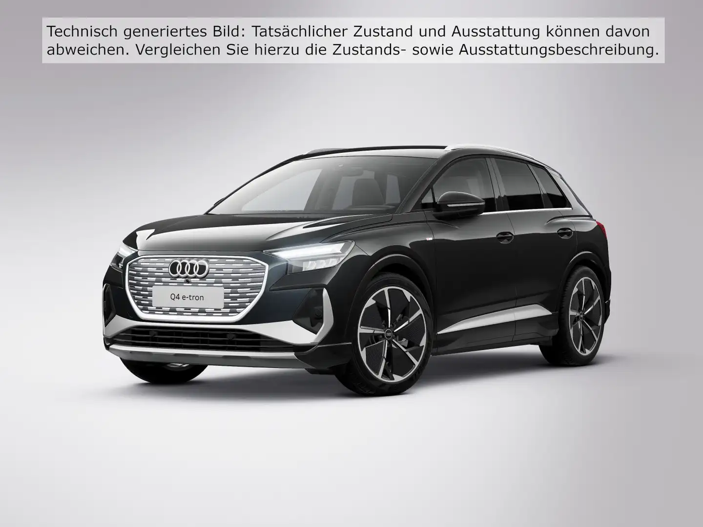 Audi Q4 e-tron 40 S LINE LM21 NAVI+ KAMERA KLIMA Schwarz - 2