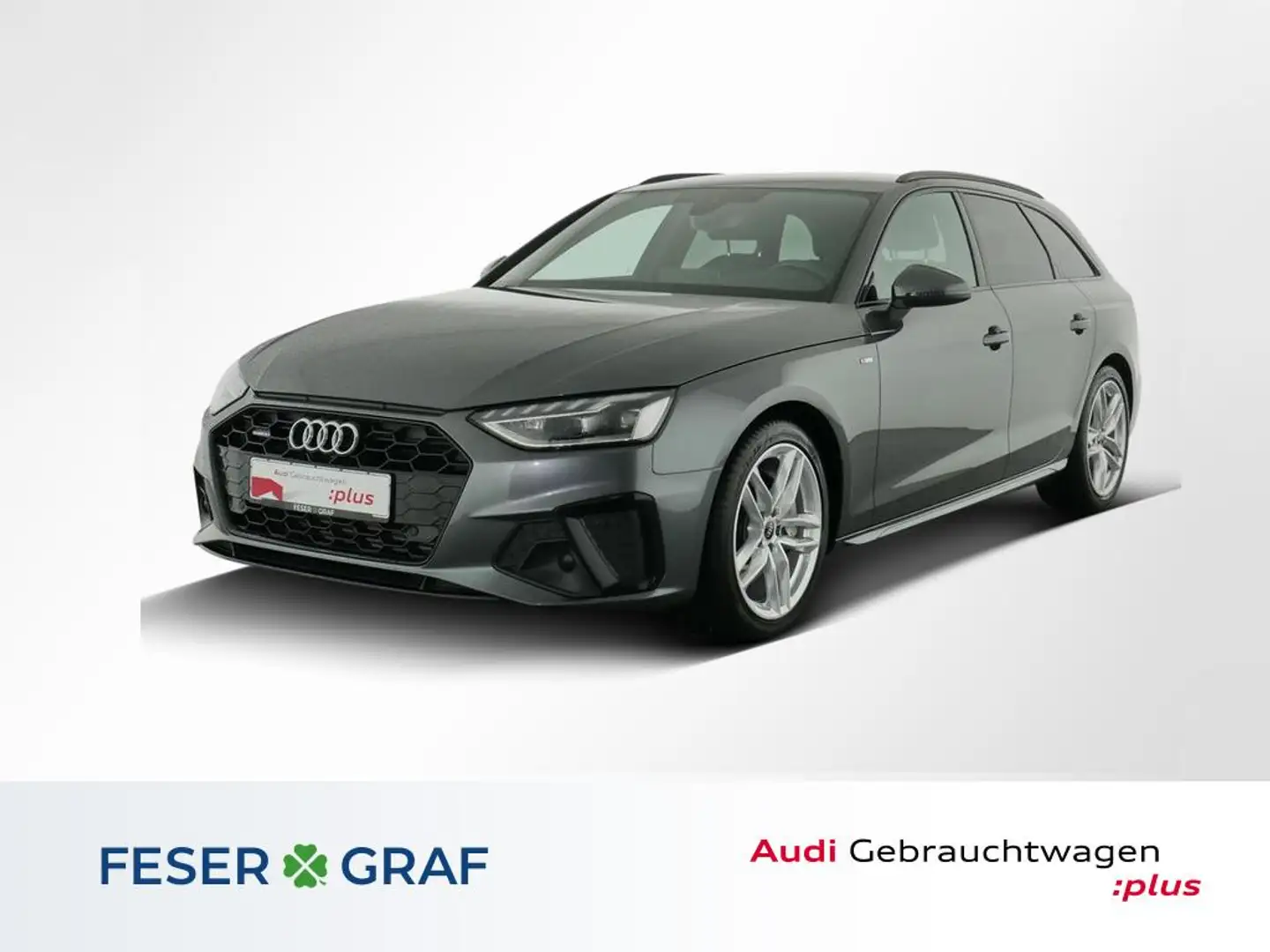 Audi A4 Avant 45 TFSI qu S Line Int AHK,Navi,LED,Leder Grau - 1