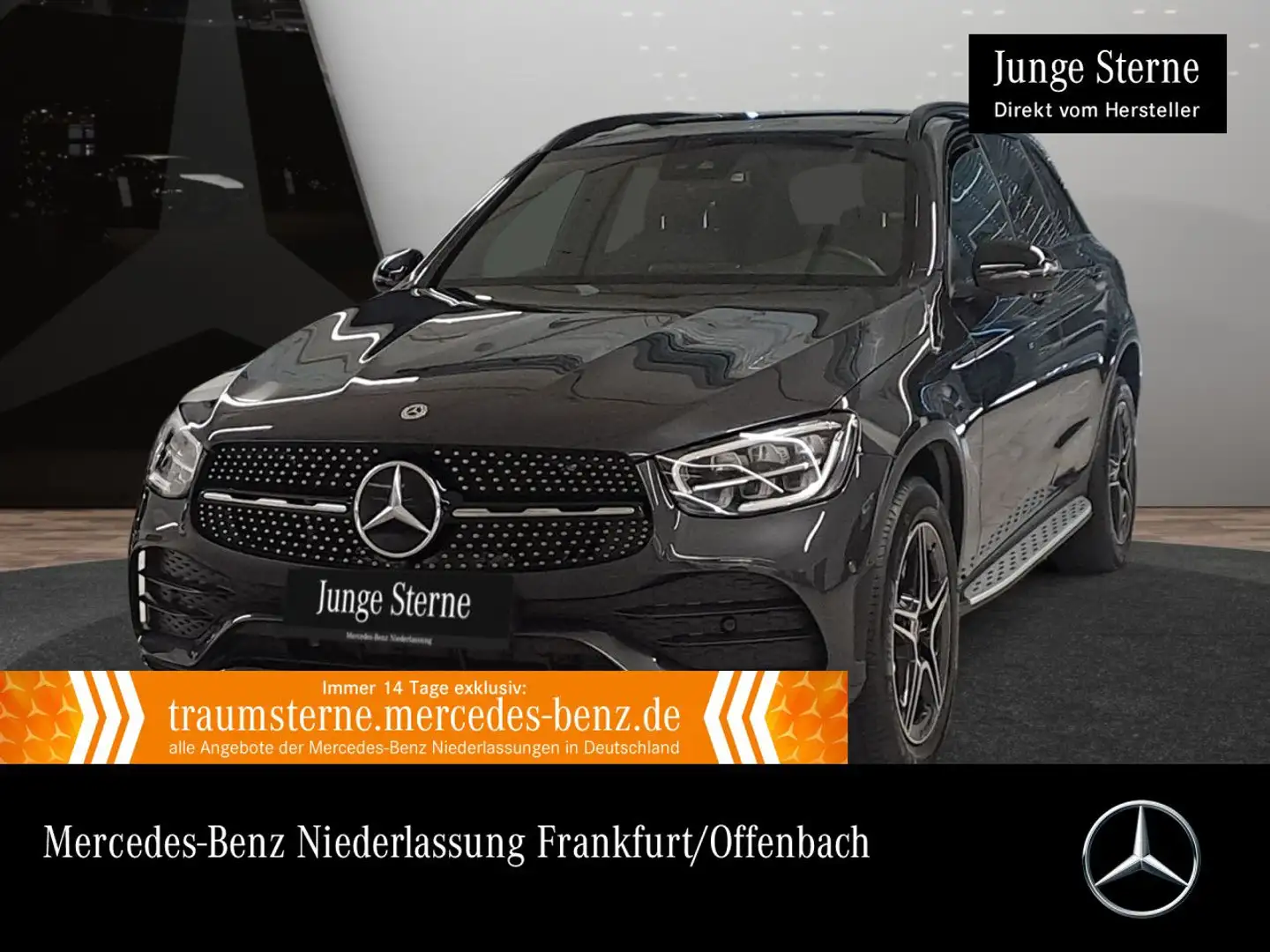 Mercedes-Benz GLC 300 de 4M AMG+NIGHT+PANO+360+LED+SPUR+TOTW+9G Grau - 1