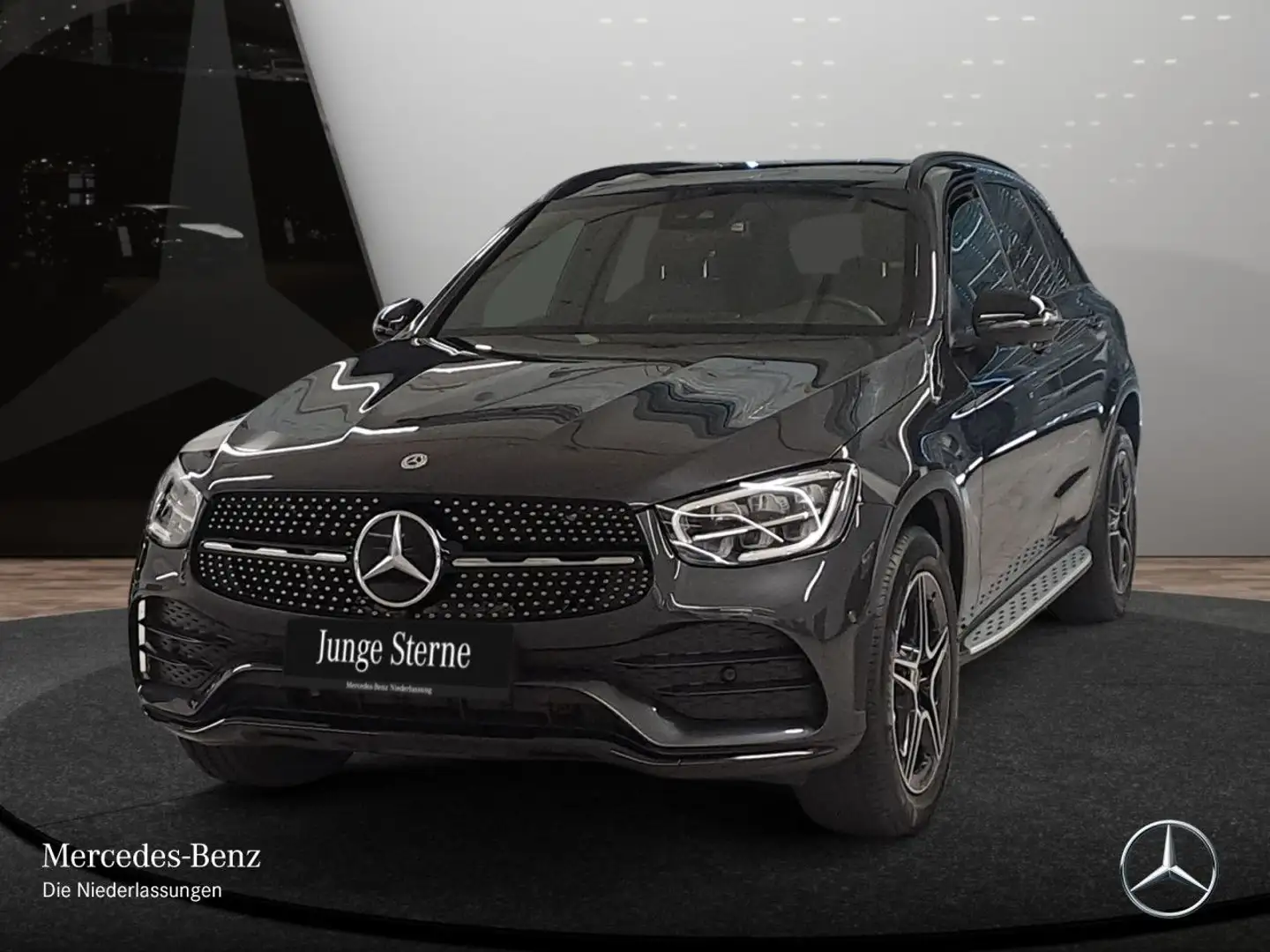 Mercedes-Benz GLC 300 de 4M AMG+NIGHT+PANO+360+LED+SPUR+TOTW+9G Grau - 2