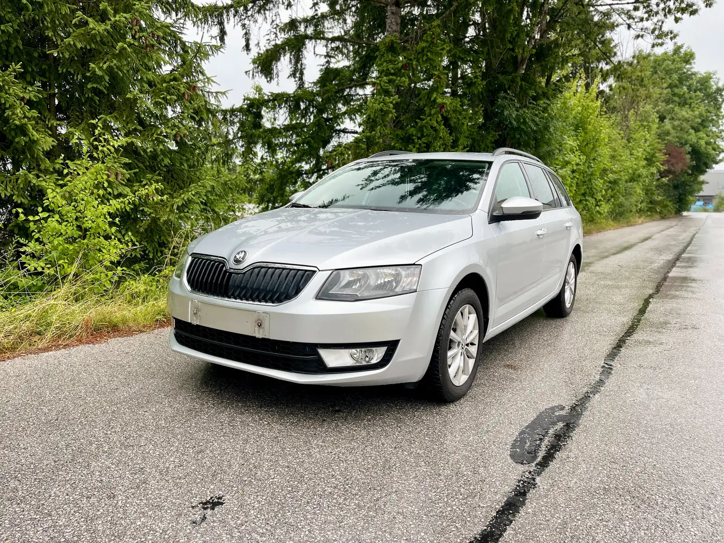 Skoda Octavia Combi 1,6 Elegance TDI 4x4 Green tec Argent - 1