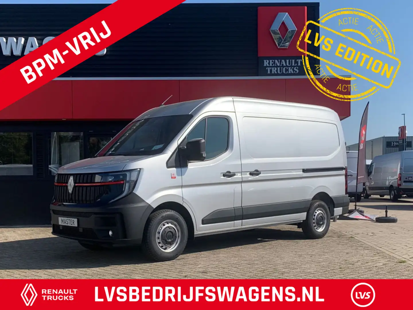 Renault Master T35 2.0 dCi 150 PK L2H2 Multimedia, Camera, Trekha Grijs - 1