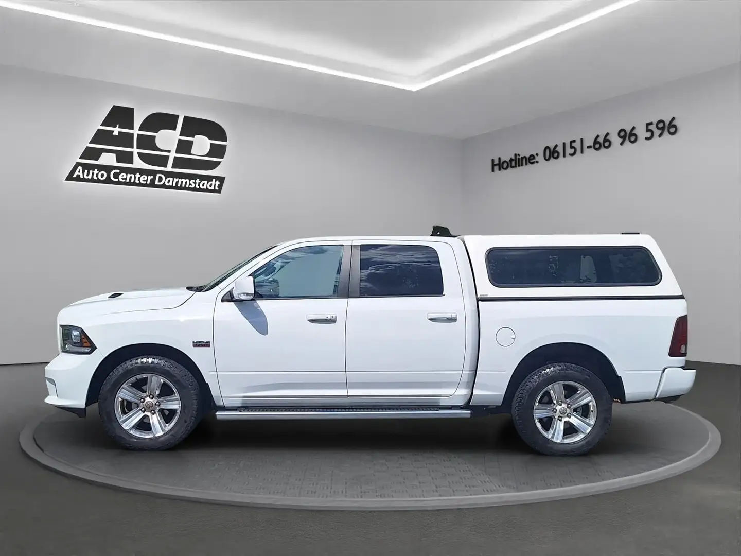 Dodge RAM 1500 HEMI Crew Cab Limited *2.HAND*LEDER*SCHIEBEDA Blanc - 2