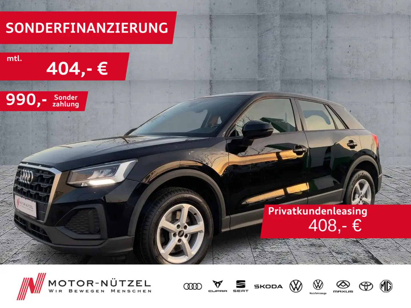 Audi Q2 35 TDI S-TRONIC LED+NAVI+RFK+ACC+SHZ+16"LM Schwarz - 1