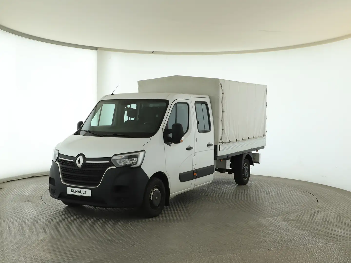 Renault Master FWD Fahrgest. Pritsche DoKa L3H1 3,5t dCi Biały - 1