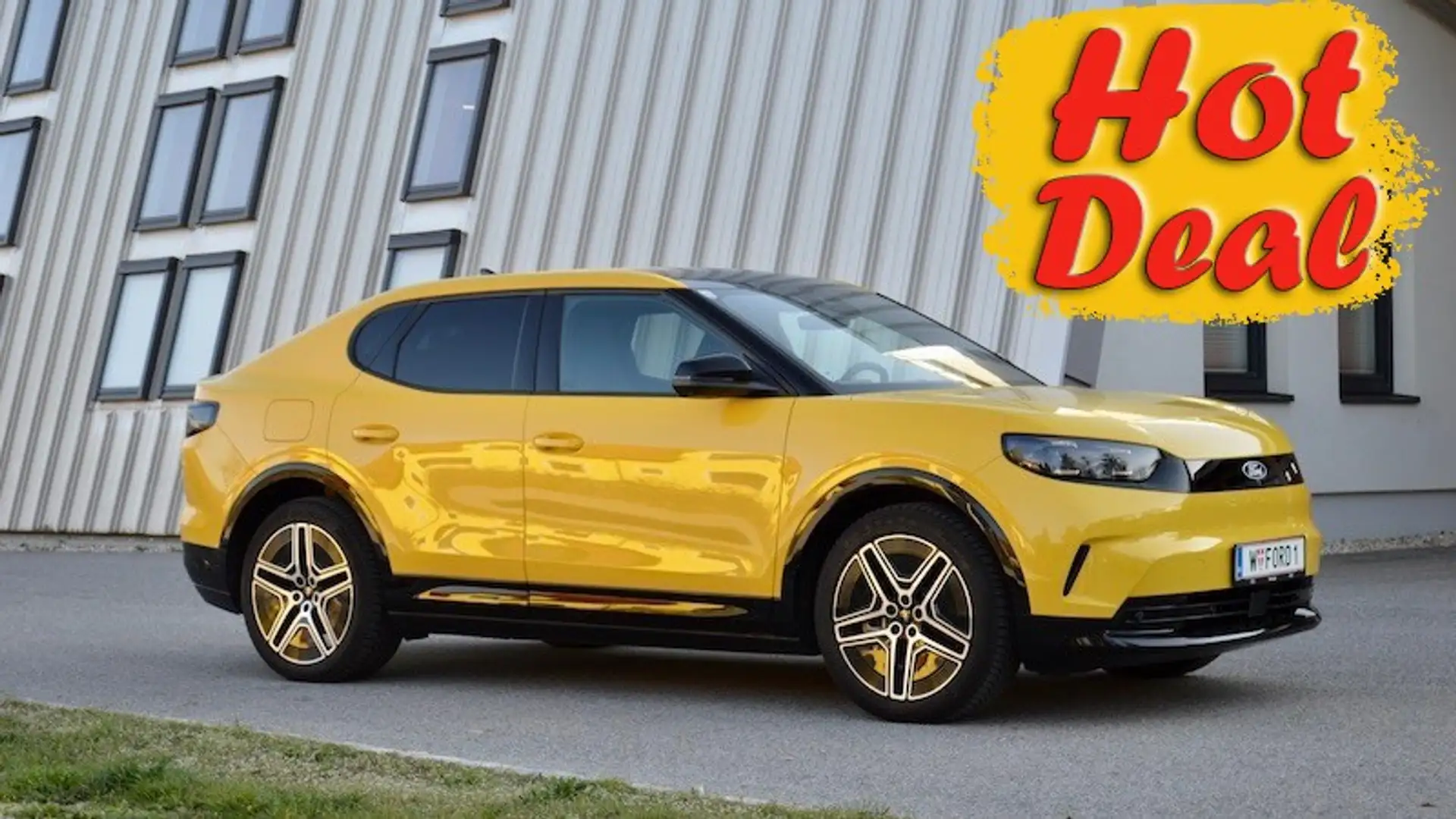 Ford Capri Elektro Standard Range Jaune - 1