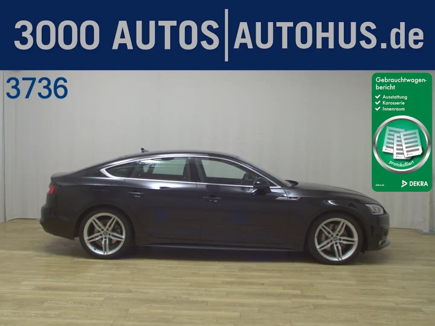 Audi A5 SB 45 TDI Qu. S-Line Ext. LED Navi+ vc AHK Schwarz - 1