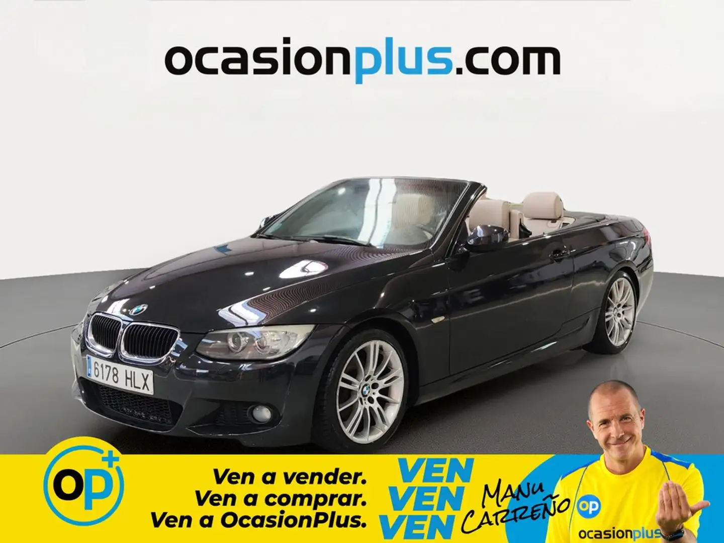 BMW 320 320i Cabrio Negro - 1