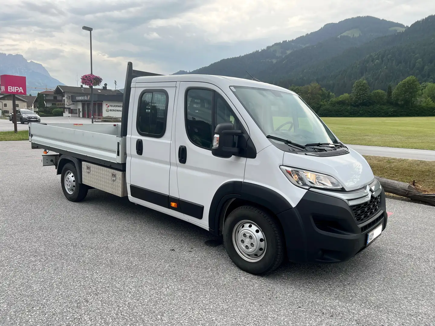 Citroen Jumper Pritsche DoKa 435 140 L4. Klima, Navi, Kam Weiß - 1