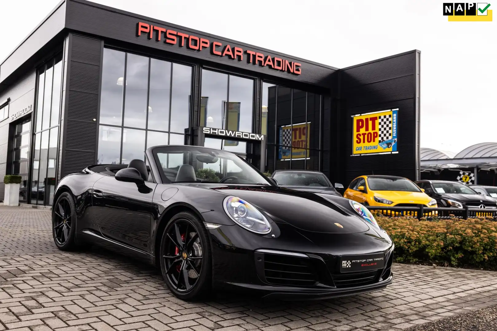 Porsche 911 Cabrio 3.0 Carrera S, 420 PK, Sport Chrono, Ca Чёрный - 1