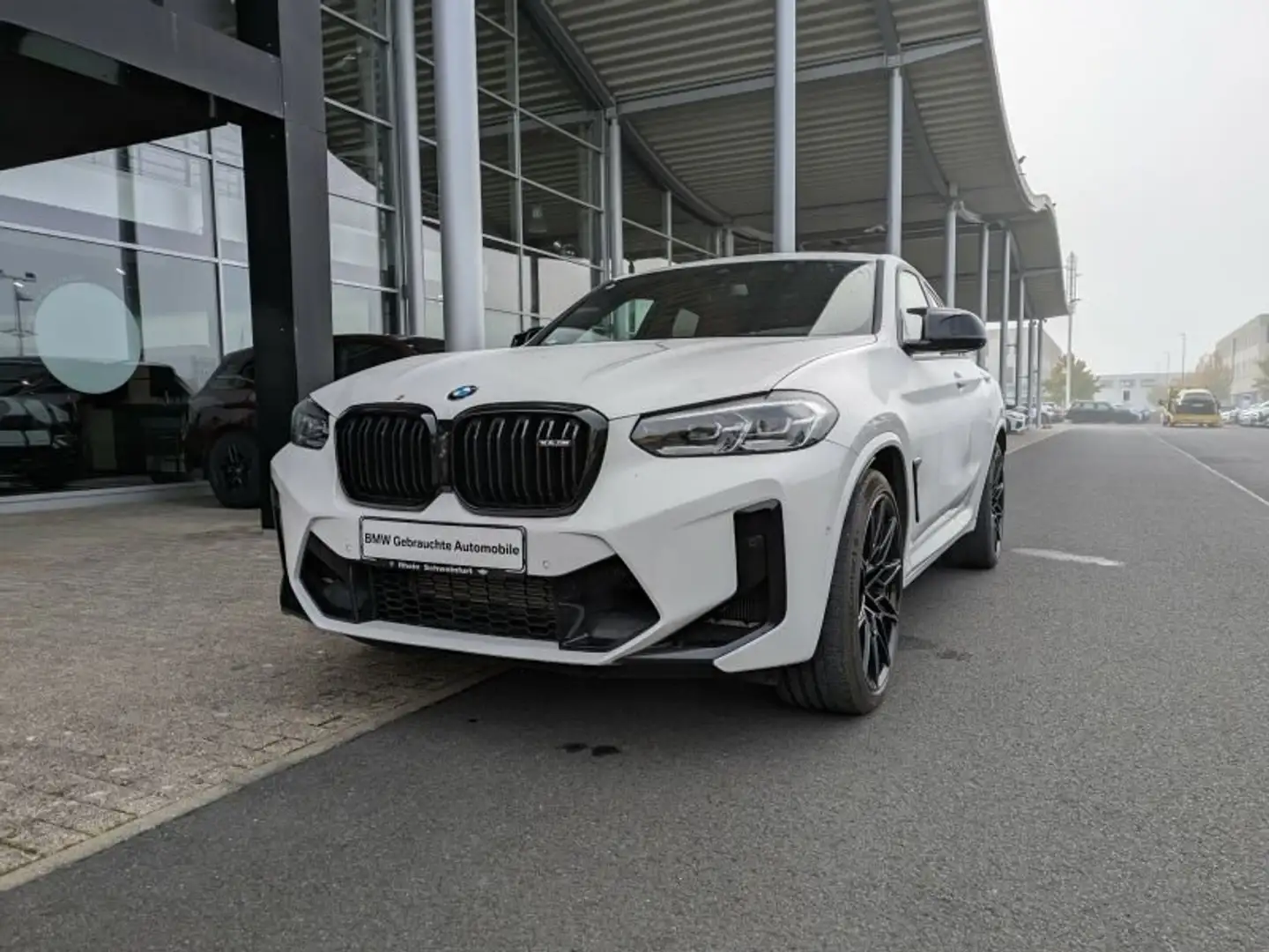 BMW X4 M Competition Glasdach. HeadUp. H&K. Leder. Weiß - 2