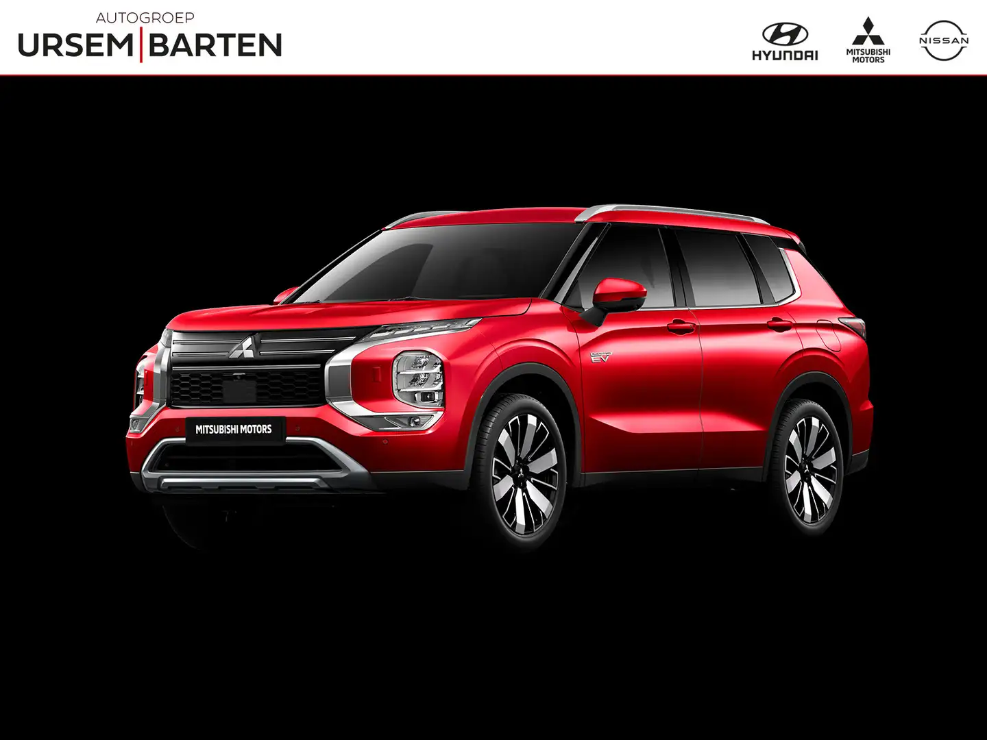 Mitsubishi Outlander 2.4 PHEV First Edition Actie van € 58495, voor € 5 Rood - 1