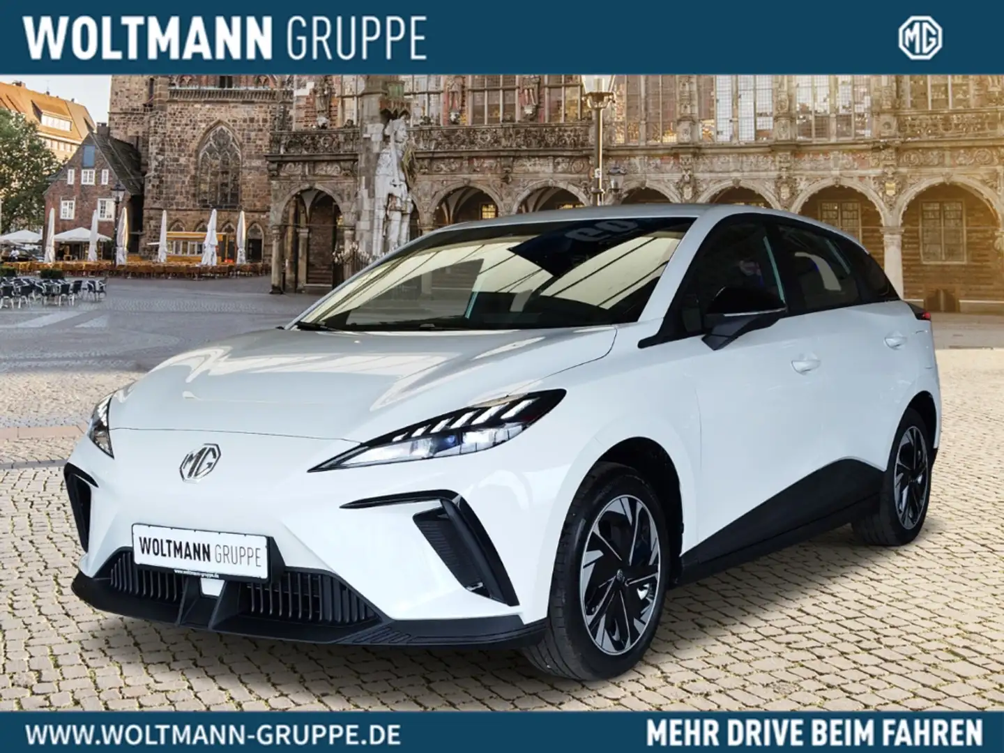 MG MG4 Standard 51kwh Leasing Restbestände Weiß - 1