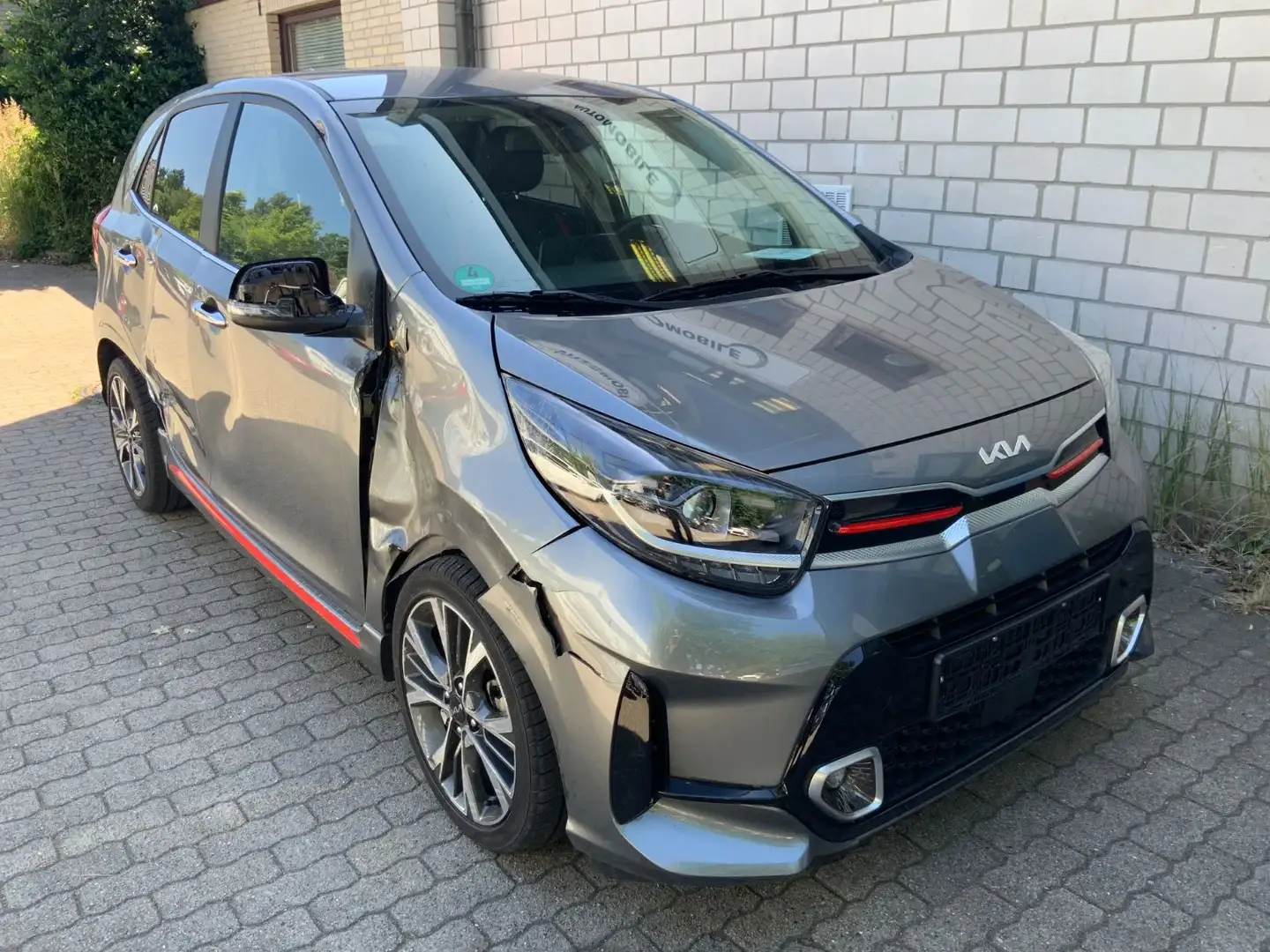 Kia Picanto GT-Line Aut. Nav/Leder/Kam/Garantie11/29 Gri - 1