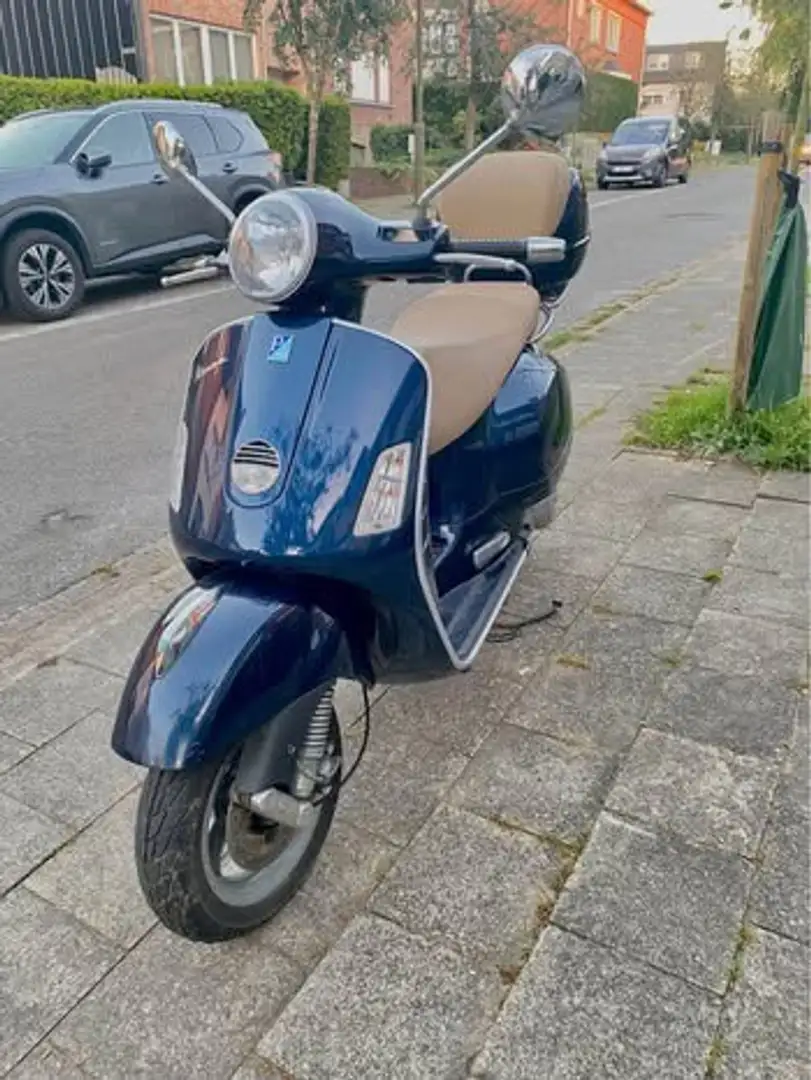 Vespa 125 piaggio gts Bleu - 1