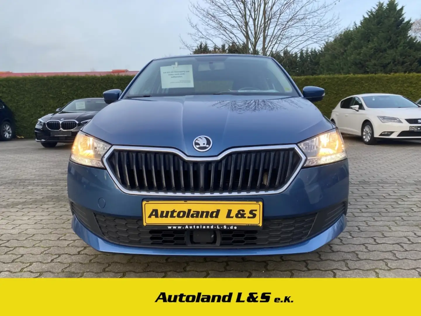 Skoda Fabia Ambition, SH, PDC, 1. Hand, Scheckheft, Blauw - 1