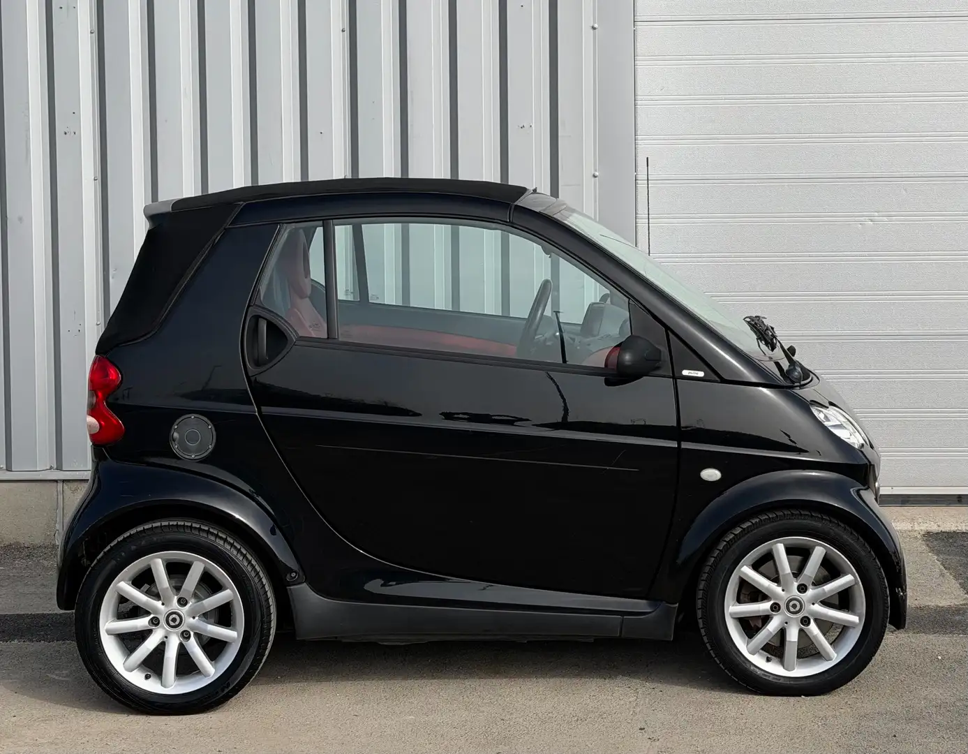 smart forTwo Cabrio 0.7 Turbo Pulse - only 58.000 Km from new Schwarz - 2