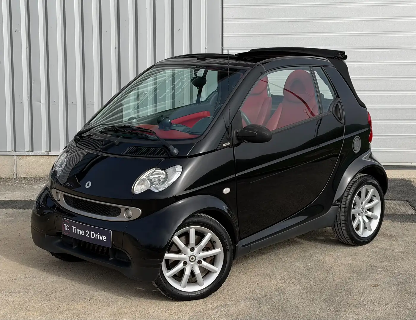 smart forTwo Cabrio 0.7 Turbo Pulse - only 58.000 Km from new Schwarz - 1