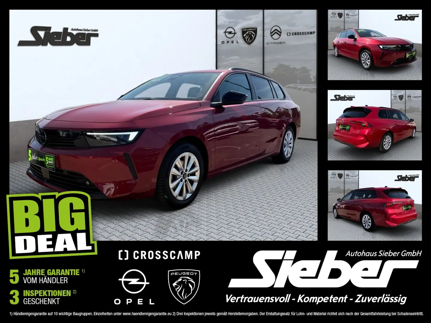 Opel Astra L ST 1.2 Turbo Enjoy Sitzhzg Kamera Navi Rot - 1