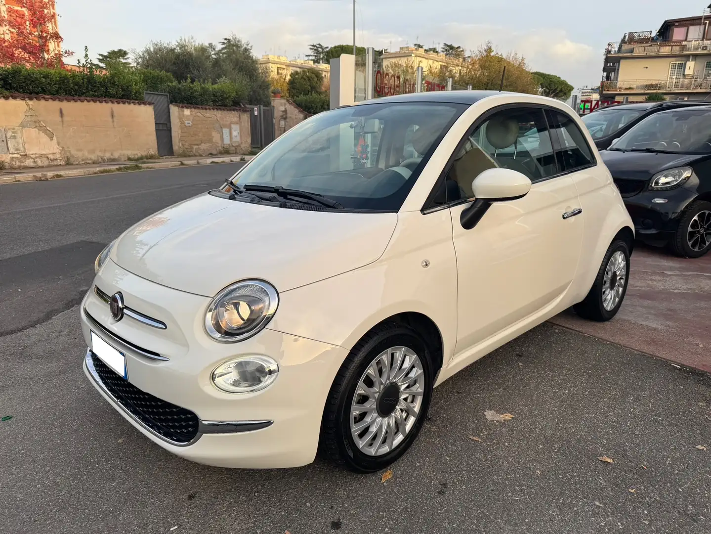 Fiat 500 500 III 2015 1.2 Lounge 69cv Blanc - 1