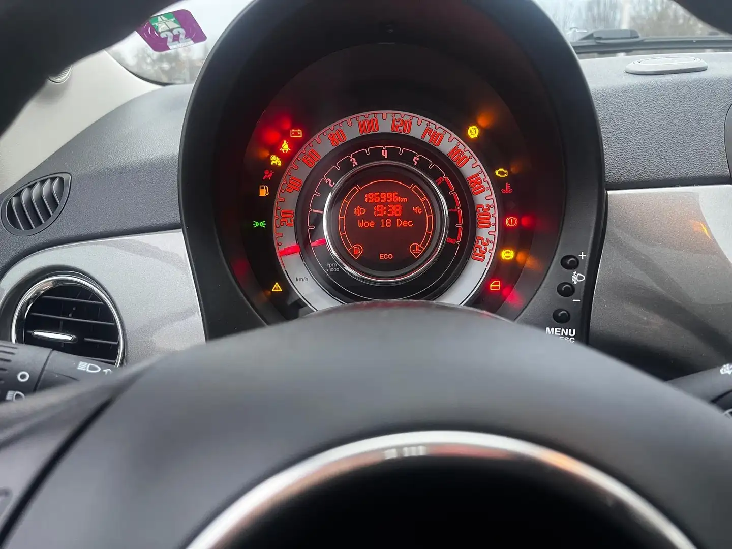 Fiat 500 500 0.9 TwinAir Lounge Grijs - 1