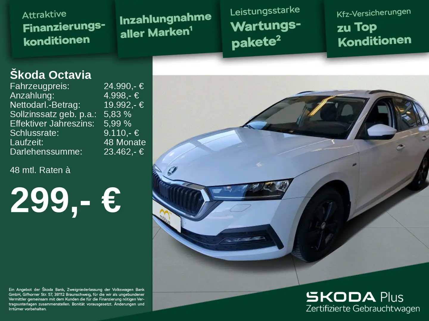 Skoda Octavia Combi 1.5 TSI e-TEC DSG* CLEVER*RFK*LED* Weiß - 1