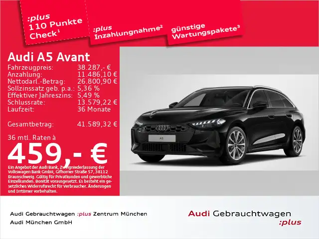Audi A5 TDI S tronic LED+/ACC/Navi+/Memory/AHK/