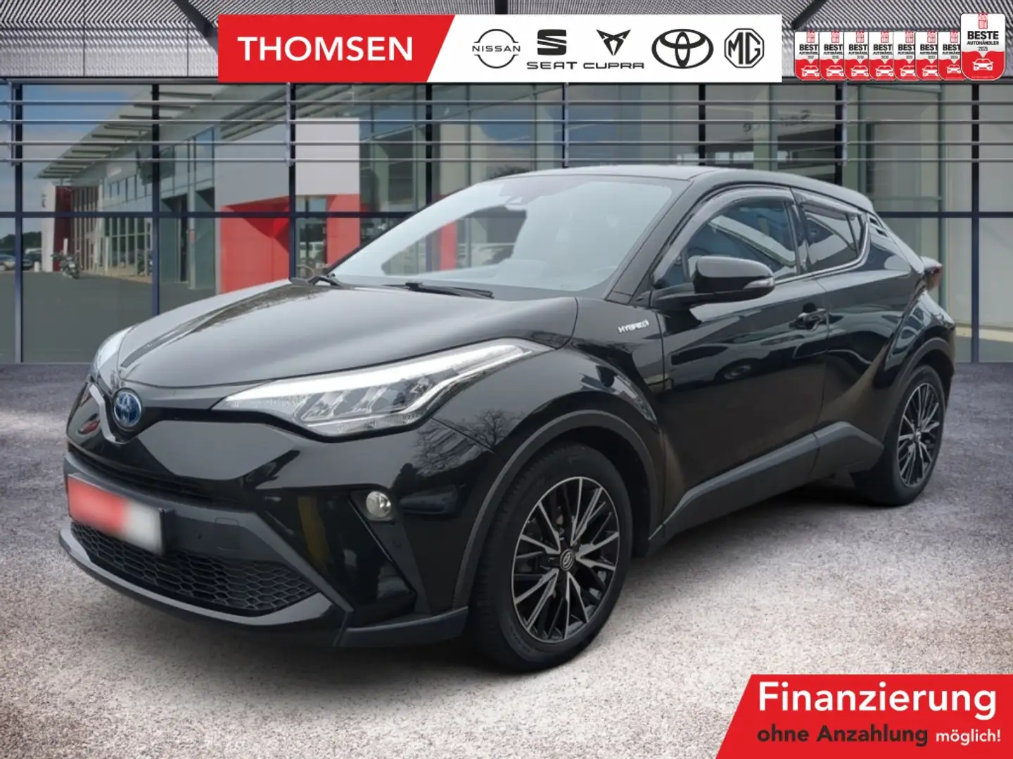 Toyota C-HR 2.0 Team D Navi LED ACC AUT PDC Kam. SHZ Negro - 1