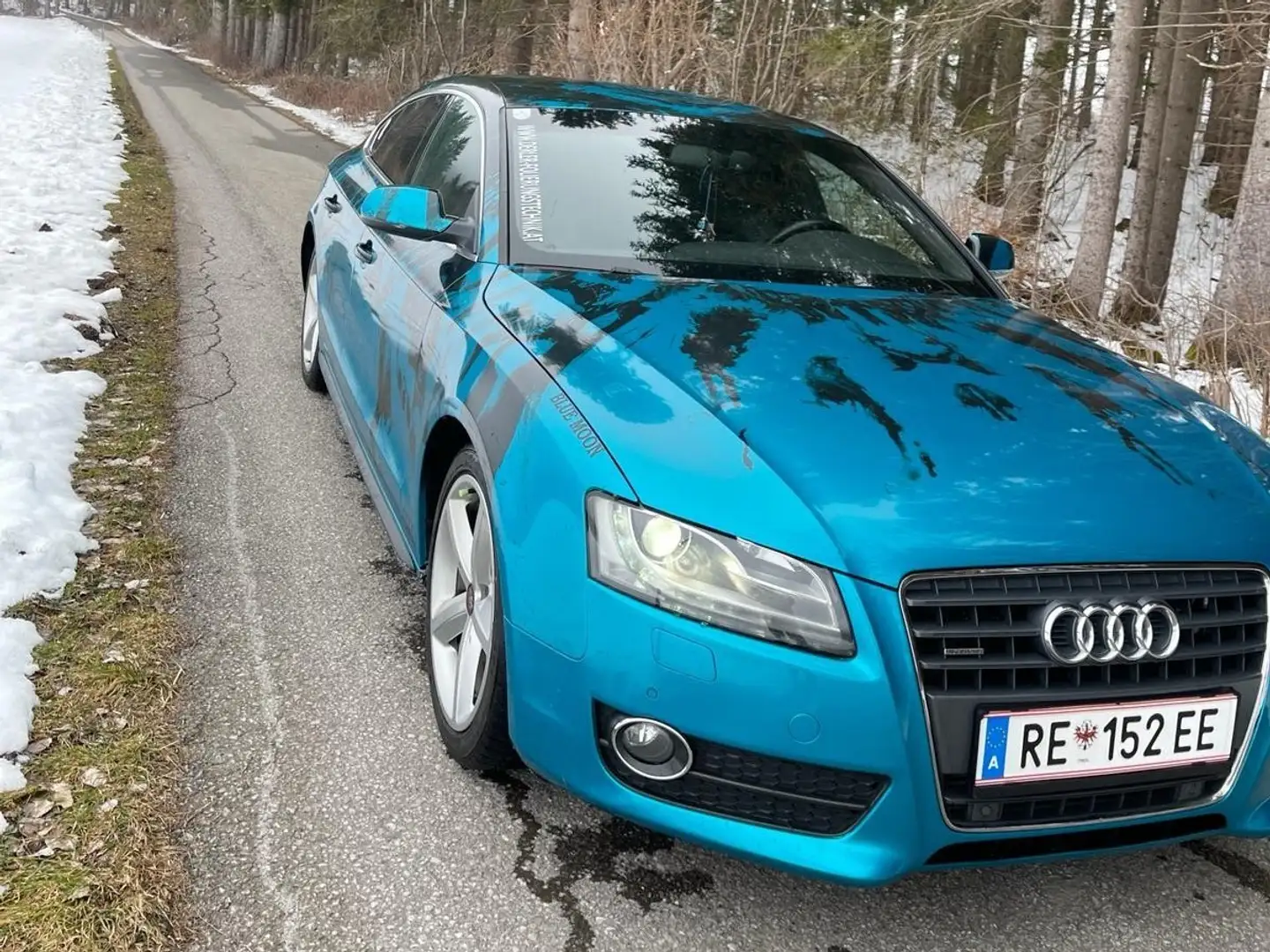Audi A5 SB 2,0 TDI quattro DPF Blau - 1