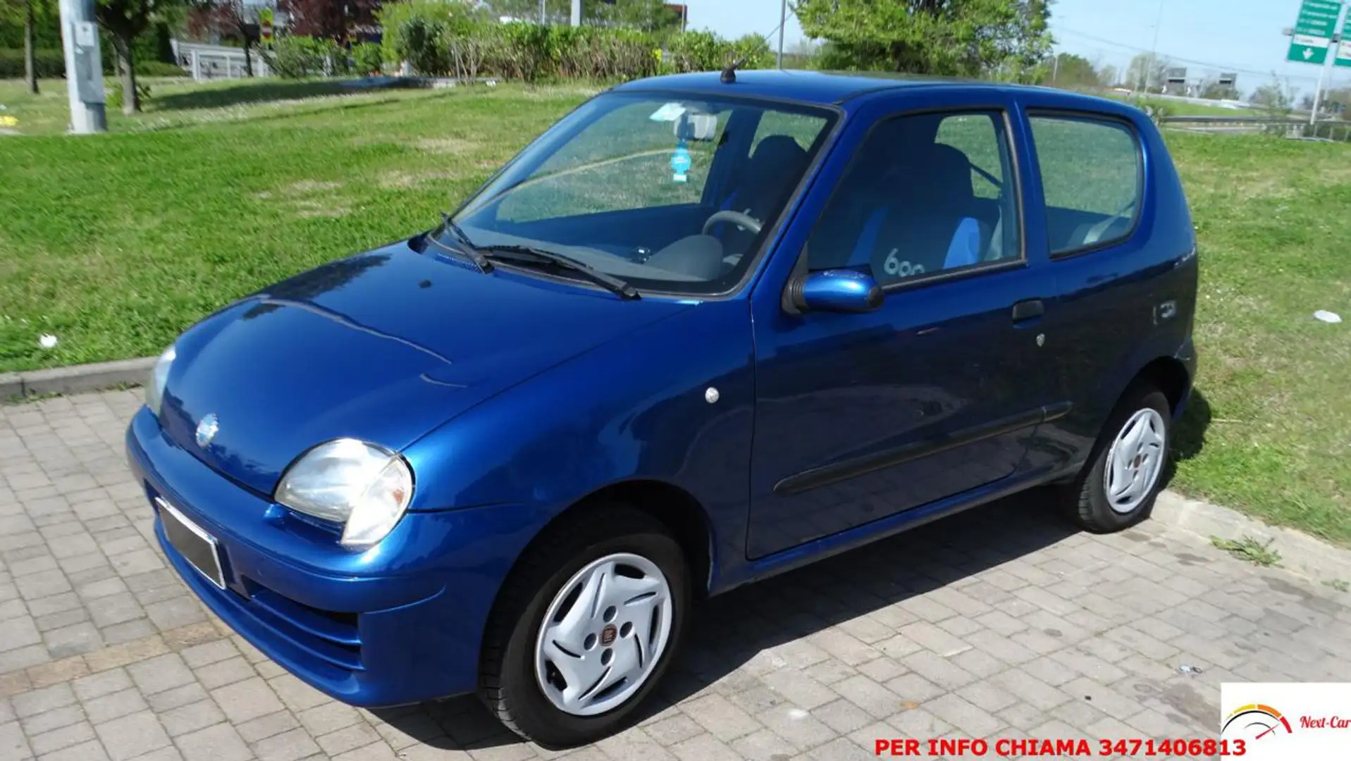 Fiat Seicento 1.1i cat SX UNICOPROPRIETARIO CLIMA SERVOSTERZO Kék - 1