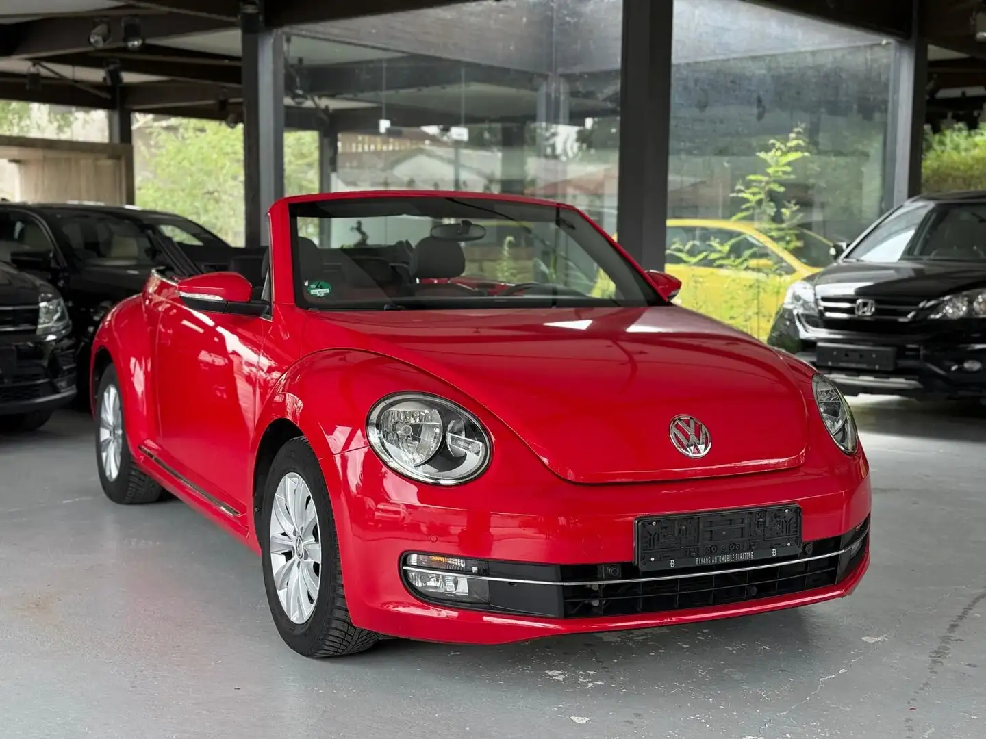 Volkswagen Beetle Cabriolet Design-1.2 TSI-Navi-Pdc-Klima Rot - 1