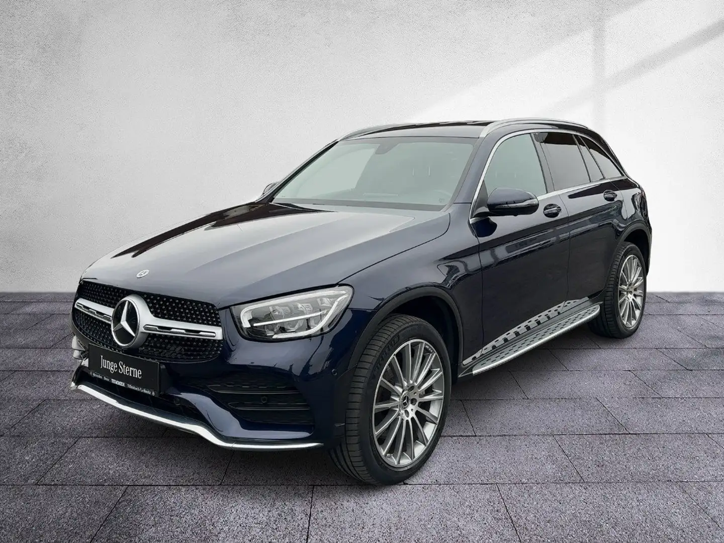Mercedes-Benz GLC 300 de 4M AMG-Line LED AHV 360°Kam Shz Blau - 2